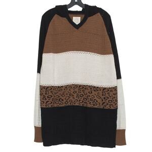 Hooded Sweater Animal Cottage Minimalist Boho Athleisure Streetwear Casual 3XL